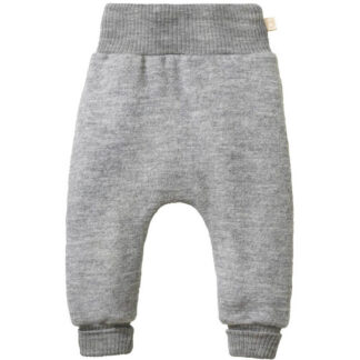 Püksid, vanutatud meriinovill, hall