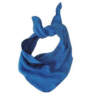 Kaelarätt bourettesiidist, sinine, 60*30cm